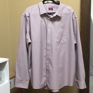 NWOT UTUCKit Men’s Burgundy Micro Gingham Shirt 3XL